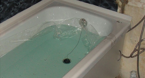 Установкой акрилового вкладыша | Заозерный